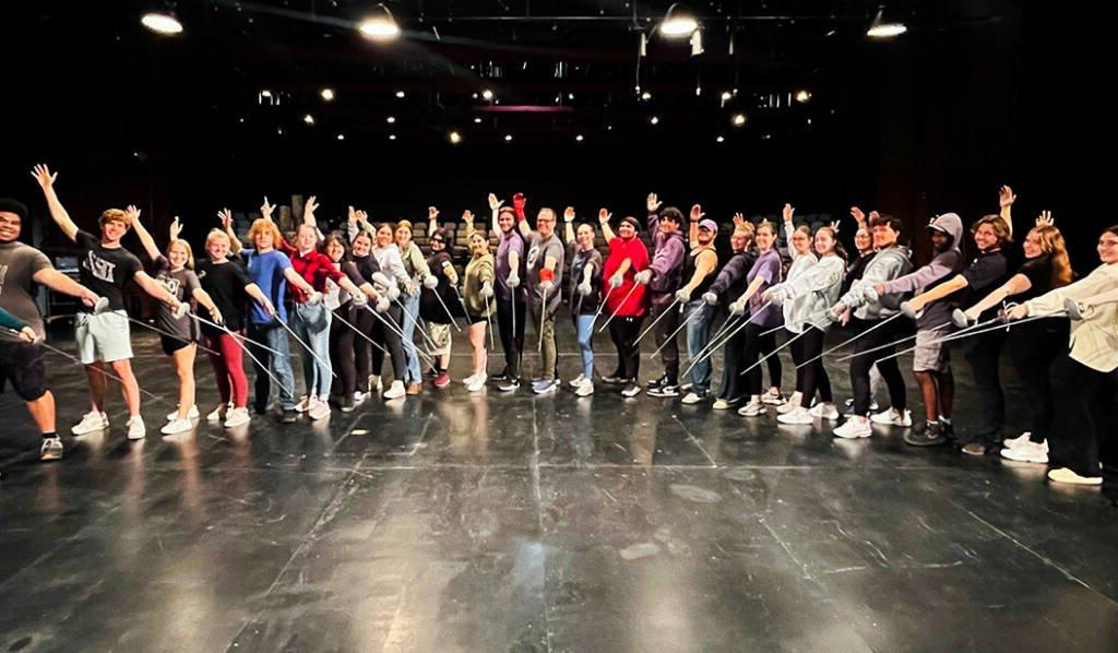 HSU Theatre Stage Combat group photo